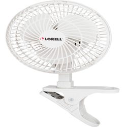 Image for Lorell Personal Clip-On Fan, 2 Speed, 120 V, Light Gray from School Specialty