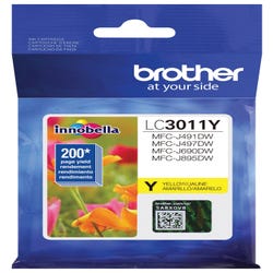 Image for Brother LC3011Y Ink Toner Cartridge, Yellow from School Specialty