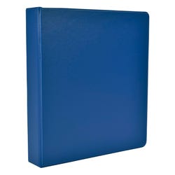 Image for School Smart Round Ring Binder, Polypropylene, 1-1/2 Inches, Blue from School Specialty