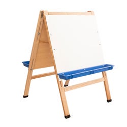 Image for Childcraft Double Adjustable Art Easel, Dry Erase Panels, 24 x 26-5/8 x 44-1/2 Inches from School Specialty