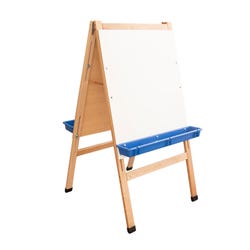 Image for Childcraft Double Adjustable Art Easel, Dry Erase Panels, 24 x 26-5/8 x 44-1/2 Inches from School Specialty