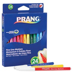 Image for Prang Classic Art Markers, Fine Line, Assorted Colors, Set of 24 from School Specialty