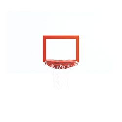 Image for Bison Official Rectangular Short Size Basketball Backboard, 72 x 42 Inches, Steel, White from School Specialty