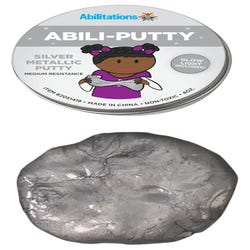 Image for Abilitations Abili-Putty, 4 Ounces, Metallic Silver from School Specialty