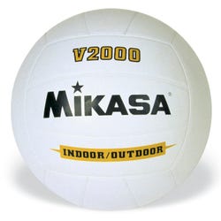 Image for Mikasa V2000 Premium Rubber Volleyball, White from School Specialty