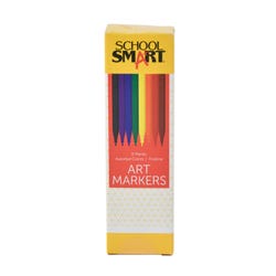 Image for School Smart Art Markers, Fineline Tip, Assorted Colors, Set of 8 from School Specialty