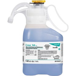 Image for Johnson Diversey Crew Non-Acidic Disinfectant Cleaner for Bowl and Bathroom, 1.4 l, Floral Scent, Blue from School Specialty