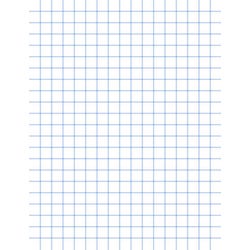 School Smart Graph Paper Pad, 8-1/2 x 11 Inches, 1/4 Inch Ruling, 50 Sheets, Pack of 12 Pads Item Number 085284