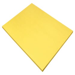 Image for Prang Medium Weight Construction Paper, 18 x 24 Inches, Yellow, 50 Sheets from School Specialty