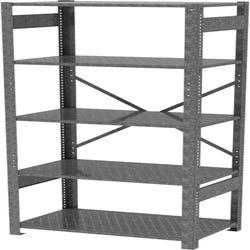 Image for Greene Greenhouse Starter Shelving, 4 Perforated Shelves, 36 x 18 x 72 Inches from School Specialty