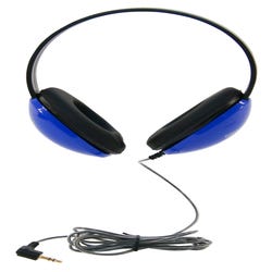 Image for Califone Listening First 2800-BL Over-Ear Stereo Headphones, 3.5mm Plug, Blue from School Specialty