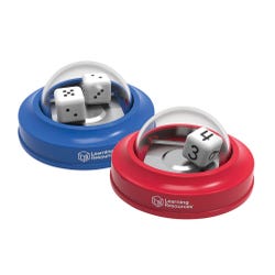 Image for Learning Resources Dice Poppers, 3-3/8 x 3-3/8 x 2 Inches, Set of 2 from School Specialty