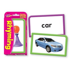 Image for Rhyming Pocket Flash Cards, Set of 56 from School Specialty