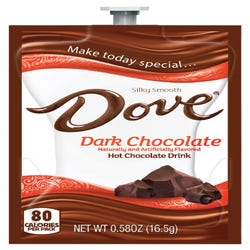 Image for Dove Drinks Dark Chocolate Hot Drink Freshpack, Pack of 72 from School Specialty