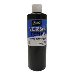 Sax Versatemp Heavy-Bodied Tempera Paint, 1 Pint, Black Item Number 1440686