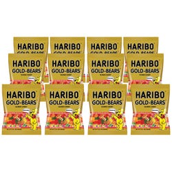Image for Haribo Gold-Bears Gummi Candy -- Gummy Candy, Haribo Gold Bears, 0.5 oz., 12/CT, Multi from School Specialty