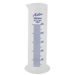 Image for Azlon Squat Form Printed Polypropylene Cylinder - 250 mL from School Specialty