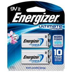 Image for Energizer Ultimate Lithium 9V 2-Pack from School Specialty