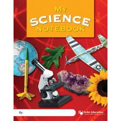 Delta Education My Science Notebook, Grades 3 to 6, 7 x 9 Inches, 64 Pages, Pack of 10 Item Number 100-1217