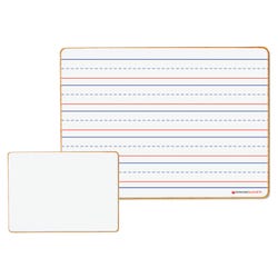 Dowling Magnets Double Sided Line- Ruled/Blank Magnetic Dry Erase Board Item Number 2048306