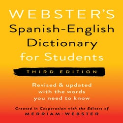Image for Webster's Spanish-English Dictionary for Students from School Specialty