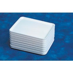 Image for Styrofoam Printmaking & Collage Tray, 11 X 9 X 1 in, White, Pack of 250 from School Specialty