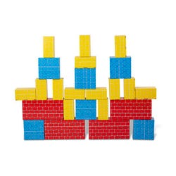 Image for Melissa & Doug Jumbo Cardboard Building Blocks, 24 Pieces in 3 Sizes from School Specialty