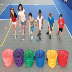 Image for Sportime 6-Team Pursuit Ball Game, Set of 6 Goals and 72 Balls from School Specialty