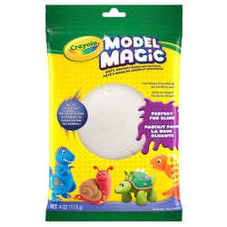 Crayola Model Magic Non-Toxic Mess-Free Modeling Dough, 4 oz, White, Item Number 391091