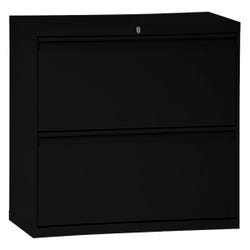 Image for Classroom Select Lateral File Cabinet with Full Pull, 2 Drawers, 30 x 18 x 27 Inches, Black from School Specialty