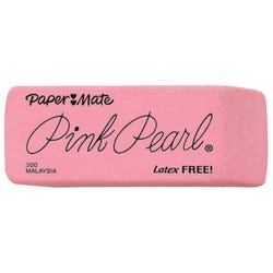Image for Paper Mate Pink Pearl Premium Small Eraser, Pink, Pack of 36 from School Specialty