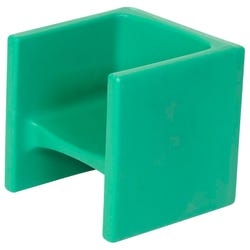 Image for Children's Factory Cube Chair, 15 x 15 x 15 Inches, Green from School Specialty