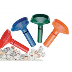 Image for MMF Coin Counting Tube, Assorted, Set of 4 from School Specialty