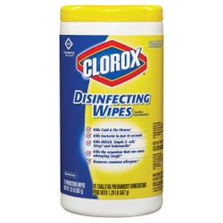 Image for CloroxPro Bleach Free Disinfecting Wipes, Lemon Scent, 75 Wipes from School Specialty