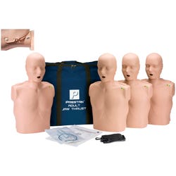 Image for Prestan Adult Manikin with CPR Monitor and Jaw Thrust, Pack of 4 from School Specialty
