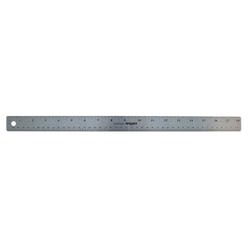 Image for School Smart Flexible Stainless Steel Ruler with Cork Back, 18 Inches from School Specialty
