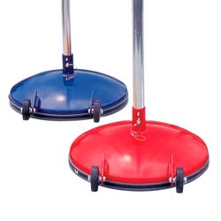 Image for Jaypro Portable Game Standards, 24 Inch Base, 75 Pounds, Uncoated Uprights, Set of 2 from School Specialty