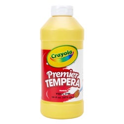 Image for Crayola Premier Tempera Paint, Yellow, Pint from School Specialty