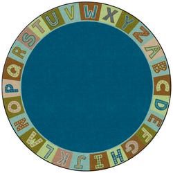Image for Childcraft Alphabet Blocks Border Carpet, Round from School Specialty