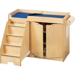 Image for Jonti-Craft Changing Table with Left-Side Stairs, 48 x 22-1/2 x 39 Inches from School Specialty