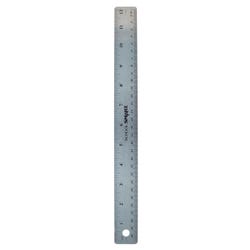 Image for School Smart Flexible Stainless Steel Ruler with Cork Back, 12 Inches from School Specialty