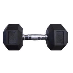Image for Hex Rubber Dumbbells, 30 Pounds from School Specialty