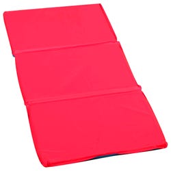 Image for Angeles 3-Fold Nap Mat 1 Inch, 48 x 24 x 1 Inches, Red/Blue from School Specialty