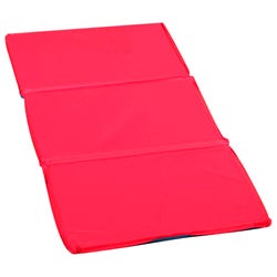 Image for Angeles 3-Fold Nap Mat 1 Inch, 48 x 24 x 1 Inches, Red/Blue from School Specialty