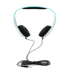 Image for Califone KH-12 WH Pre-K On-Ear Headphones, 3.5mm, Light Blue/White from School Specialty