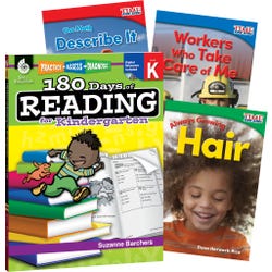 Teacher Created Materials Learn-at-Home Reading Bundle, Grade K, Set of 4 Item Number 2092223
