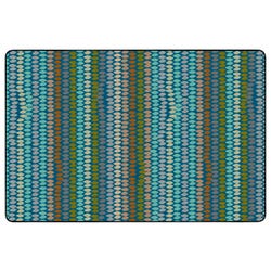 Image for Childcraft Cobblestone Stripe Carpet, Rectangle from School Specialty