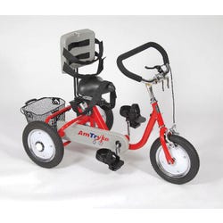 Image for AmTryke Pro Series Foot Cycle with Saddle Seat and Plastic Back, 12 Inches from School Specialty