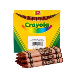 Image for Crayola Crayons Refill, Standard Size, Brown, Pack of 12 from School Specialty
