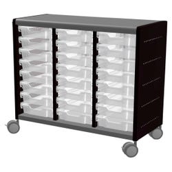 Image for Classroom Select Geode Medium Cabinet, Triple Wide, 24 Tote Trays from School Specialty